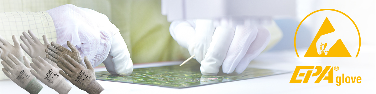EPAglove® – ESD-Arbeitshandschuhe EPAglove® – ESD-Arbeitshandschuhe