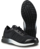 Preview: The image shows a pair of black athletic shoes with a non-slip sole. The shoes feature a breathable upper and a reinforced toe cap for added protection.