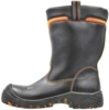 Preview: The image shows a black boot with orange accents. It has a tall, sturdy shape, a grippy sole, and is suitable for adverse conditions.