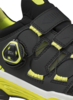 Preview: The image shows a sporty shoe in black with neon accents. It features a modern closure mechanism and wide Velcro straps for good support.