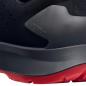 Preview: The image shows a shoe in black with a smooth, gray upper and a red sole. The word "Supreme" is embossed on the gray area.