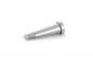 Preview: The image shows a conical metal pin with a rounded tip. It has a flat, wide head and a smooth, silver surface.