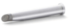 Preview: The image shows a long, slender metal cylinder with a rounded, flat tip. The surface is smooth and shiny, and the end has a wider diameter.