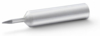 Preview: The image shows a silver, cylindrical object with a pointed, cone-like tip. It has a smooth surface and is relatively narrow.