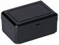 Preview: It is a rectangular, simple, black box with rounded corners. The lid is flat and the surface is smooth. It appears sturdy and neutral.