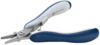 Preview: The image shows pliers with short, rounded blades and a thick, non-slip handle in blue and gray. The pliers appear to be specifically designed for fine handiwork.