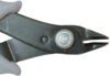 Preview: The image shows a pair of pliers in hand position. The pliers have a matte black surface and a round screw in the middle, while the tips taper to a point.