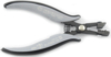 Preview: The image shows a pair of pliers with gray handles and a silver spring mechanism. The pliers have a pointed front end suitable for fine work.