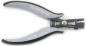 Preview: The image shows a special pair of pliers with gray, ergonomic handles. It has a metal tip and an integrated spring that facilitates opening. Ideal for precise tasks.