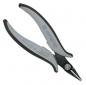 Preview: The image shows a pair of pliers. It has two curved handles made of gray and black plastic, and a narrow, pointed cutting edge. Ideal for cutting fine materials.