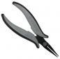 Preview: The image shows a pointed pair of pliers with an ergonomic handle. The handles are gray with black accents and the pliers have narrow, long jaws, ideal for precise tasks.