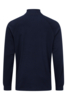 Preview: The image shows a dark blue long-sleeve shirt with a high collar. It has long sleeves and a simple, textured surface. The cut is plain and modern.