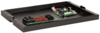 Preview: The image shows a flat black tray with two circuit boards. One board has many small red components, the other is more colorful with various electrical components.