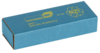 Preview: The image shows a blue box with yellow lettering. It is rectangular and likely contains electrical components, marked with standards and a recycling symbol.