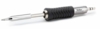 Preview: The image shows a slim pen with a non-slip, black grip. The tip is made of silver metal and contains a precise writing tip.