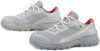 Preview: The image shows a pair of gray athletic shoes with a mesh upper and red accents. They are lightweight and equipped with a non-slip sole, ideal for athletic activities.