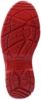 Preview: The image shows the sole of a sports shoe in bright red. It features a textured pattern with grooves and ridges, providing optimal grip and suitable for use on various surfaces.