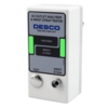 Preview: The image shows a white, rectangular tester with blue and green labels. It has buttons for "Test" and connections for "Wrist Strap". Ideal for checking electrical connections.