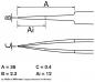 Preview: The image displays technical drawings of an object with various dimensions. There are multiple dimensions: A, B, C, and Ai, represented in millimeters. The drawings are schematic and technically oriented.