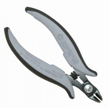 The image shows a "nail clipper" pliers with ergonomic handles. It has a curved shape and a sharp blade suitable for cutting nails.