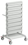 BT-170B.ESD - Trolley two-sided ESD with 16 rails for storage bins