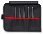 K-9200.05.ESD - Plastic tweezers set ESD 5-piece