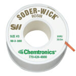 SW.50-3-100.ESD - Entlötlitze Soder-Wick Rosin 2,0 mm x 30,5 m / grün