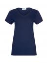 T-shirt / V-neck / dark blue