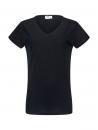 T-shirt / V-neck / black