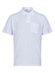 2670.P010 - Polo shirt Uni, short sleeves, white ESD