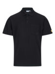 2670.P610 - Polo shirt Uni, short sleeves, black ESD