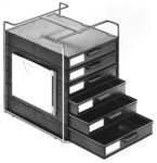 046.155 - Carry size 2.0, conductive, for drawer cabinet size 2.0