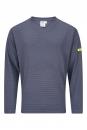 2685.S6557 - ESD sweatshirt Coolmax® ALL SEASON, anthracite, V neck