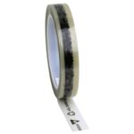 2820.1966.ZB - Klebeband, ableitfähig 19 mm x 66 m schwarz/transparent