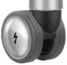 25235 - ESD Castors soft, chrome-plated