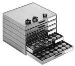 045.045.SMD - Cabinet 6 drawers with SMD round boxes, conductive size 1.0