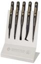 Preview: ESD Plastic precision tweezers set 5 pieces