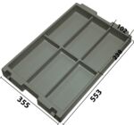 032.T-298 - Vacuum-formed insert T-298 553 x 353 x 55 mm, 6 compartments